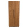 Armoire 2 portes 80x195cm en bois de teck recyclé | Macabane