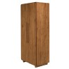 SIXTINE - 2-door wardrobe, 80x195cm, made from recycled teak 