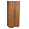 Armoire 2 portes 80x195cm en bois de teck recyclé | Macabane