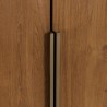 SIXTINE - Sideboard with 2 doors and 1 open shelf, 90x155cm, made from recycled teak 