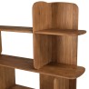 Bibliothèque 160x160cm en bois de teck recyclé | Macabane