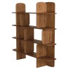 Bibliothèque 160x160cm en bois de teck recyclé | Macabane