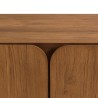 SIXTINE - Sideboard with 3 doors, 120x40cm, made from recycled teak
