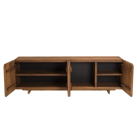SIXTINE - Sideboard, 4 doors, 200x65cm, made from recycled teak 