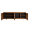 SIXTINE - Sideboard, 4 doors, 200x65cm, made from recycled teak 