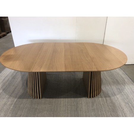 SECONDE MAIN - Table à manger ronde extensible L120/160/200