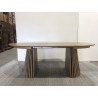 SECOND-HAND - Round extendable dining table L120/160/200