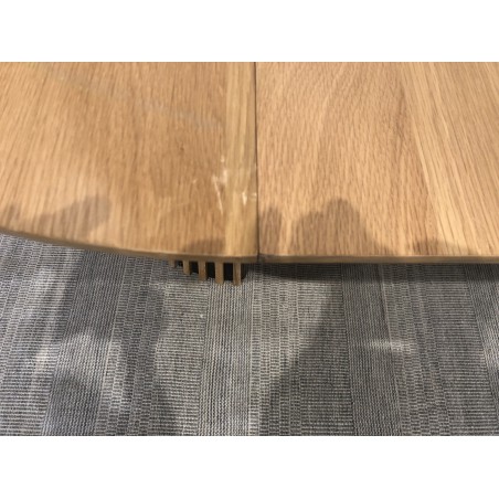 SECOND-HAND - Round extendable dining table L120/160/200
