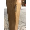 SECOND-HAND - Brown teak wood desk with 5 drawers