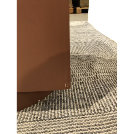 34x34cm square side table in terracotta-painted wood | Second Life