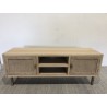 Wooden TV stand with 2 compartments | Second-hand