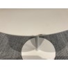 Table d'appoint ronde en acier beige D35cm | Collection Agathe
