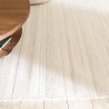 SACHA - Rectangular rug, 300 x 400 cm, made from textured wool in shades of beige
