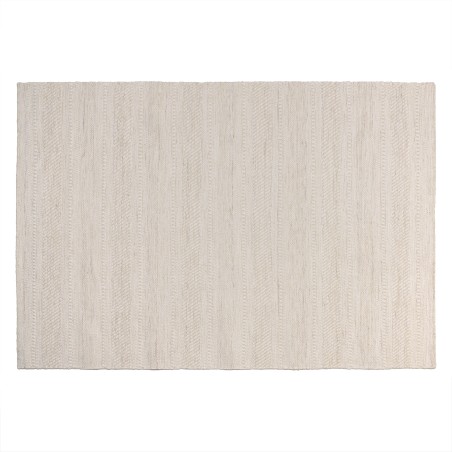 SACHA - Rectangular rug, 300 x 400 cm, made from textured wool in shades of beige