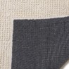Tappeto rettangolare 300x400cm in lana bouclé color bianco | Macabane