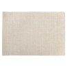 Tappeto rettangolare 300x400cm in lana bouclé color bianco | Macabane