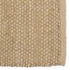 Alfombra rectangular de yute y algodón color beige | Macabane