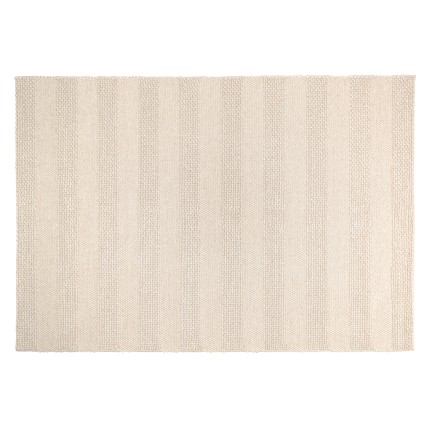 QUENTIN - Rectangular rug, 300 x 400 cm, woven wool, beige