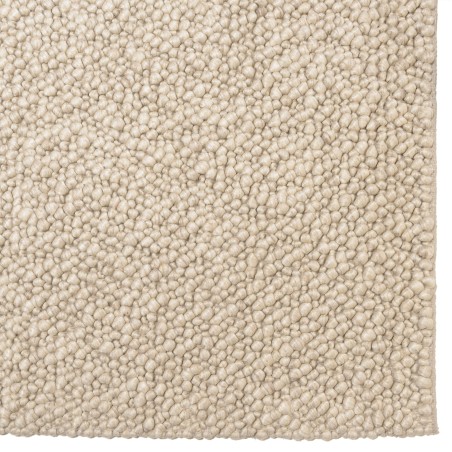 Tappeto rettangolare 300x400cm in lana bouclé color beige | Macabane