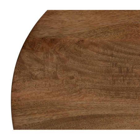 Salontafel 60x60 cm van mangohout en groen email | Macabane Meubelen