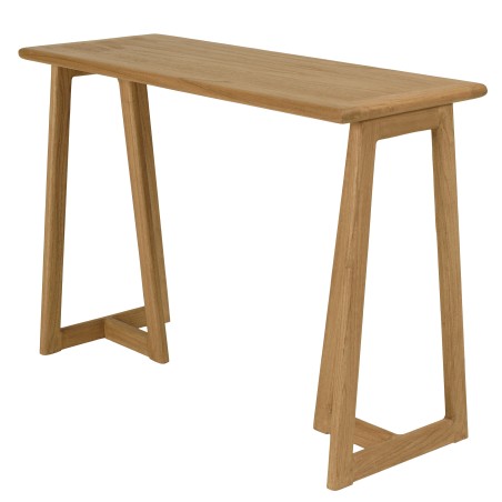 Konsole 110cm aus Mindiholz dreieckige Beine | Macabane