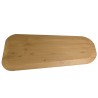 AMY - Organic coffee table, 147cm wide x 28cm high, made from mindi wood