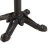 ICARE - Set Nr. 1: Bistrotisch D70cm klappbar aus Keramik hell marmoriert