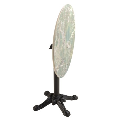 Table bistrot en céramique marbré vert | Meubles Macabane