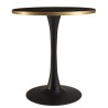 ICARE - Set Nr. 3: Bistrotisch D70cm aus Keramik schwarz marmoriert