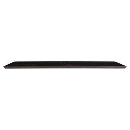 ICARE - Set no. 1: bistro table rectangular 120x70cm in black marbled ceramic