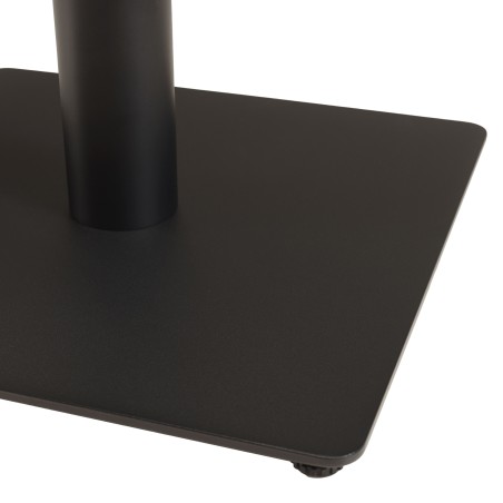 ICARE - Set Nr. 2: Bistrotisch 70x70cm aus Keramik weiß marmoriert