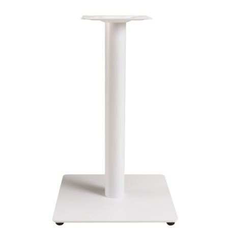 ICARE - Conjunto n.º 3: mesa bistró 70x70cm de cerámica marmoleado blanco