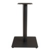 ICARE - Set Nr. 2: Bistrotisch 70x70cm aus Keramik schwarz marmoriert