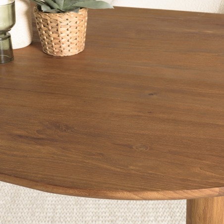 Table à manger 260x120cm en bois de teck recyclé | Macabane