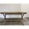 Inklapbare eettafel van bamboe 140x70cm | Macabane Meubelen