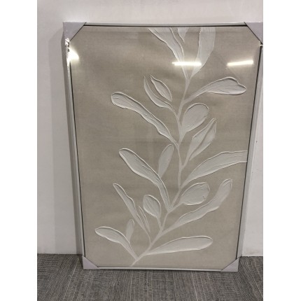SECONDE MAIN - Décoration murale - Motifs fleurs n°1 83x123cm