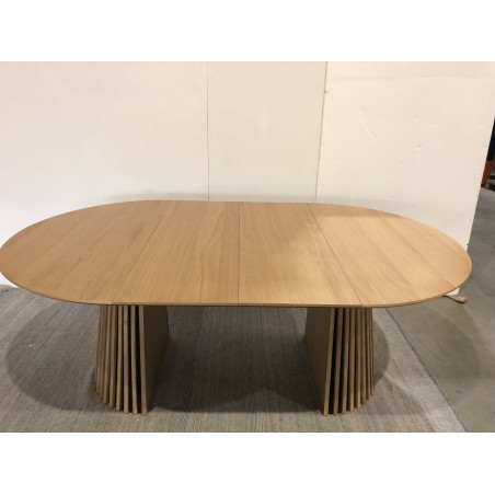 SECOND-HAND - Round extendable dining table L120/160/200