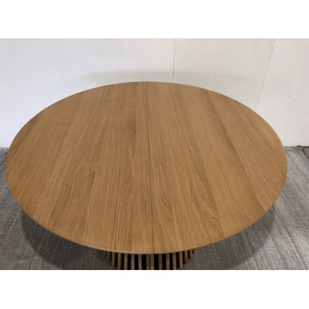 SECONDE MAIN - Table à manger ronde extensible L120/160/200