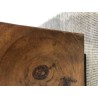 Coffee table with beams, 120x60cm, Suar wood, black legs | Second Hand