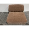 Verstellbarer Sessel 1-Sitzer aus altrosa Stoff ANGELE