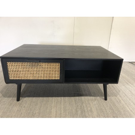 Table basse noire bois - Seconde Main