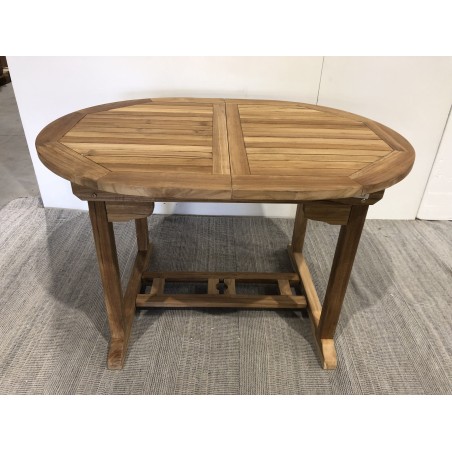 FUN Garden Table - Teak Wood - Oval - 120/180 x 90 cm