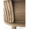 Console ovale 80x30cm en bois | Macabane seconde main