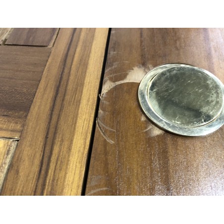 SECONDE MAIN - Table papillon en bois Teck huilé