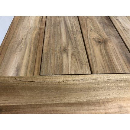 Table de jardin DENVER 220 x 100 cm en bois Teck Seconde Main