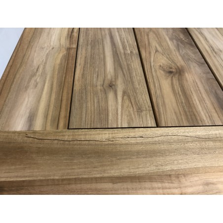 Gartentisch DENVER 220 x 100 cm aus Teakholz