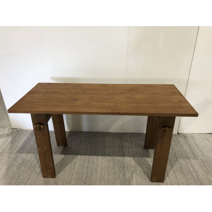 Bureau SIXTINE en bois de teck recyclé 140x60cm Seconde main