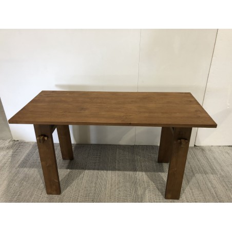 Bureau SIXTINE en bois de teck recyclé 140x60cm Seconde main