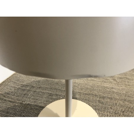 Table d'appoint ronde en acier beige D35cm | Seconde Main