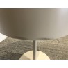 Table d'appoint ronde en acier beige D35cm | Collection Agathe